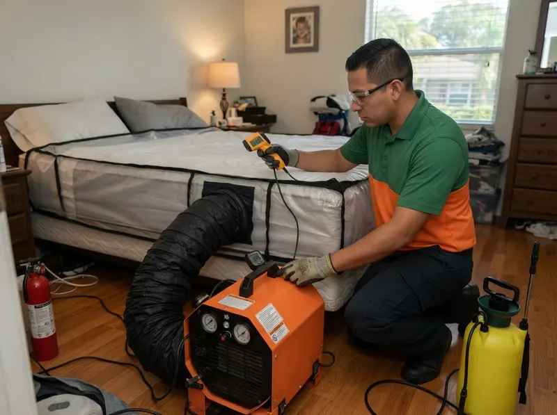 Bed Bug Heat and Chemical Remediation in Tampa, FL