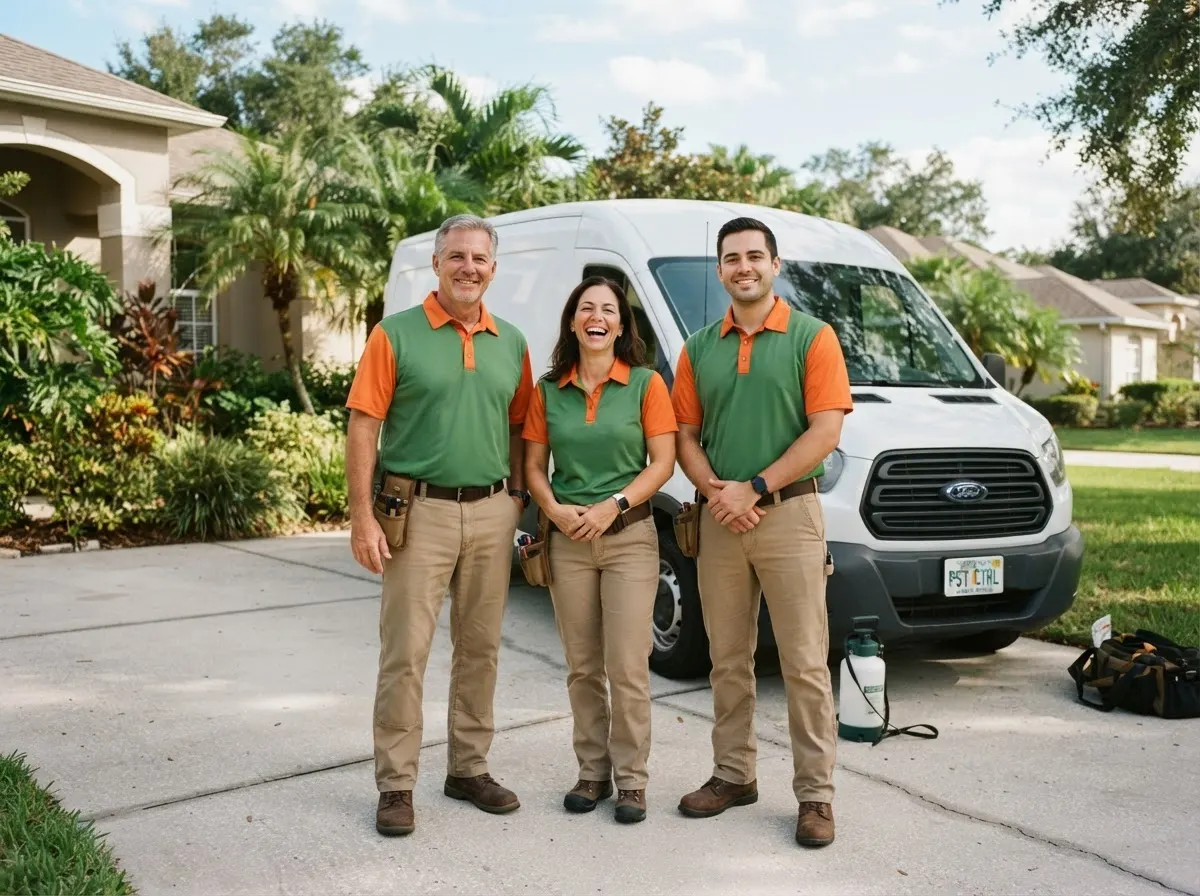 The Tampa Oak Pest Control team, pest control service in Tampa, FL